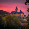 Schloß Wernigerode im Morgenrot