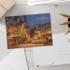 Postkarte Weihnachtsmarkt Wernigerode mit Rathaus
