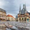 Marktplatz nach Regen