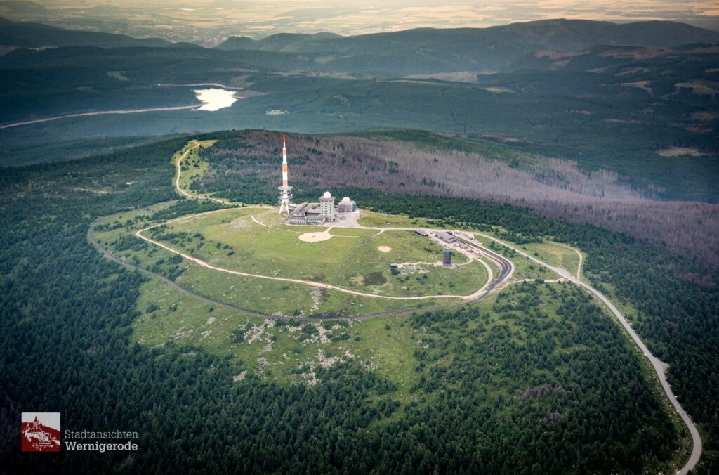 Der Brocken von oben – Harz Der Brocken von oben – Harz