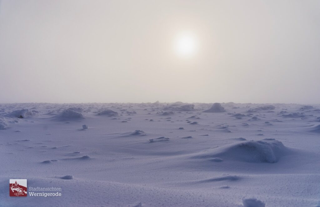 Brockenplateau im Schnee – Harz