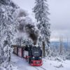 Dampfzug im Raureif – Harz Dampfzug im Raureif – Harz