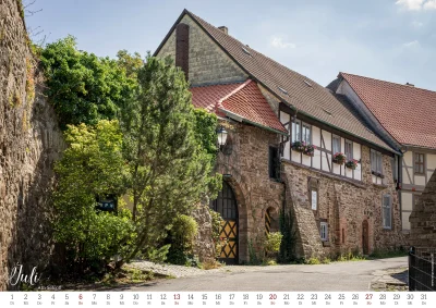 Kalender Stadtansichten Wernigerode 2025 | Am Schloß