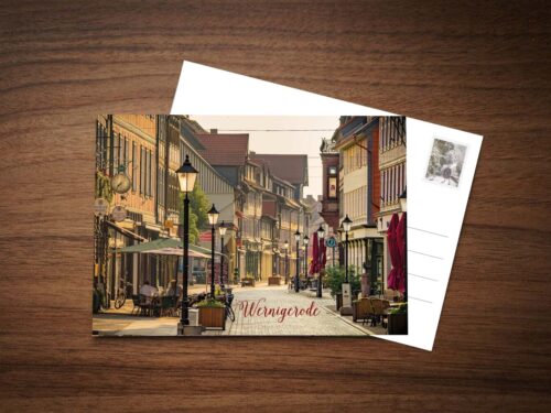 Postcard Breite Straße in Wernigerode – picture postcard by Stadtansichten Wernigerode Postcard Breite Straße in Wernigerode – picture postcard by Stadtansichten Wernigerode