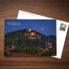 Postkarte Mondfinsternis über Wernigerode Postkarte Mondfinsternis über Wernigerode – Schloss, Liebfrauen- und Sylvestrikirche unter dem verfinsterten Mond