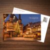 Postcard Wernigerode Christmas market – picture postcard by Stadtansichten Wernigerode