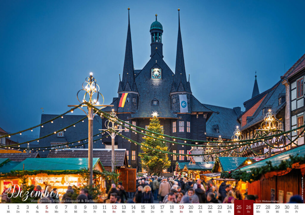 Kalender,Wernigerode,Harz