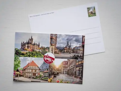 Postkarte - Wernigerode im Harz