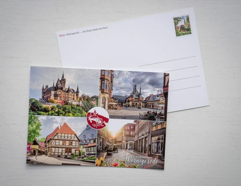 Postkarte - Wernigerode im Harz
