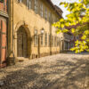Gasse mit Kopfsteinpflaster – Wernigerode Gasse mit Kopfsteinpflaster – Wernigerode