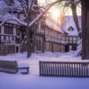 Bänke im Schnee – Wernigerode Bänke im Schnee – Wernigerode