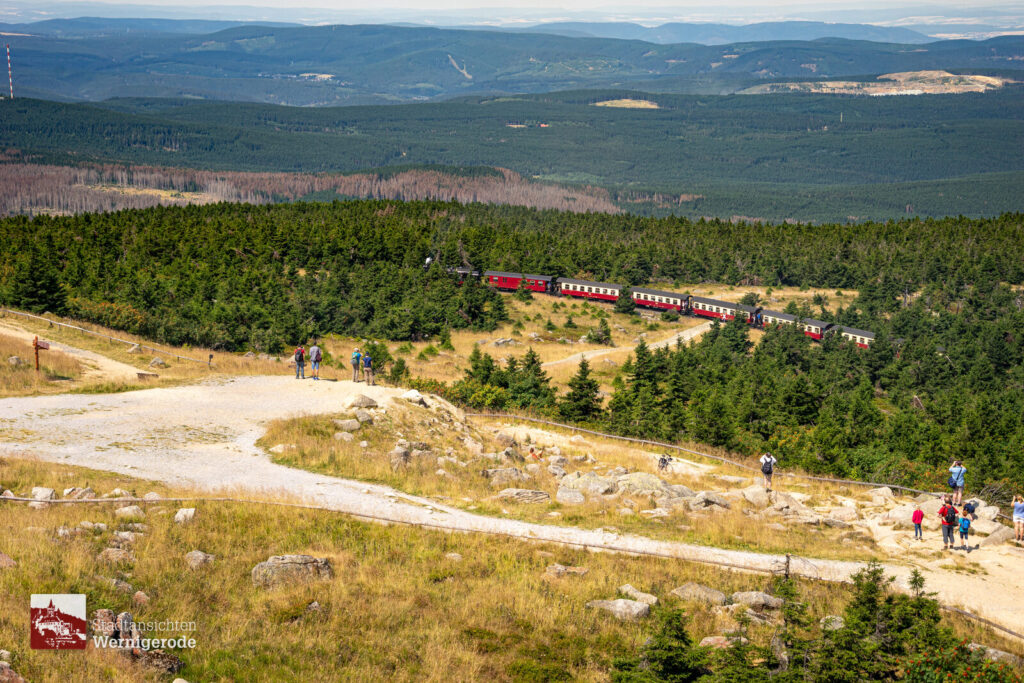 Brockenbahn im Harzpanorama – Wernigerode