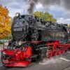 Dampflok im Herbstlicht – Wernigerode