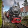 Dampflok zwischen Hecken – Wernigerode Dampflok zwischen Hecken – Wernigerode