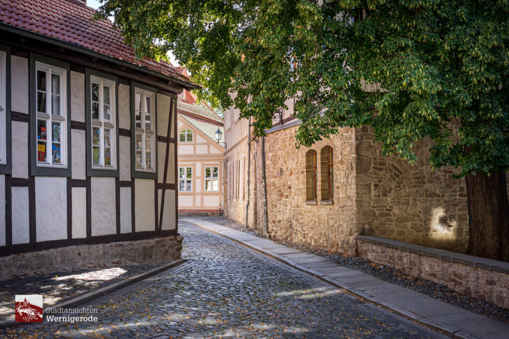 Gasse an der Mauer – Wernigerode Gasse an der Mauer – Wernigerode