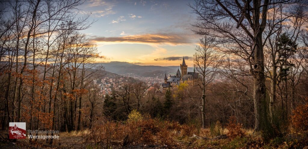 Autumn view of the castle – Wernigerode