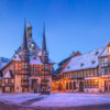 Marktplatz-Panorama im Winter – Wernigerode Marktplatz-Panorama im Winter – Wernigerode