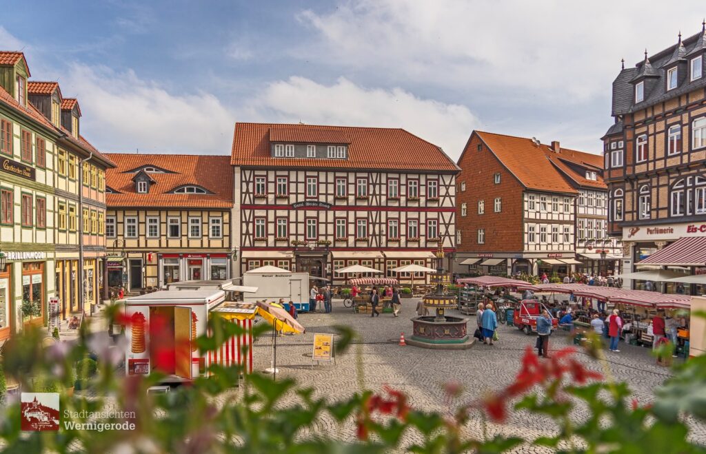 Market day in the old town – Wernigerode