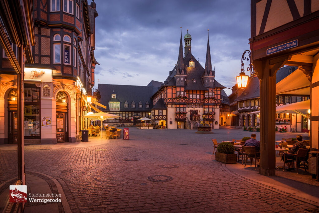 Rathaus am Abend – Wernigerode Rathaus am Abend – Wernigerode