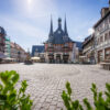 Marktplatz durchs Grün – Wernigerode Marktplatz durchs Grün – Wernigerode
