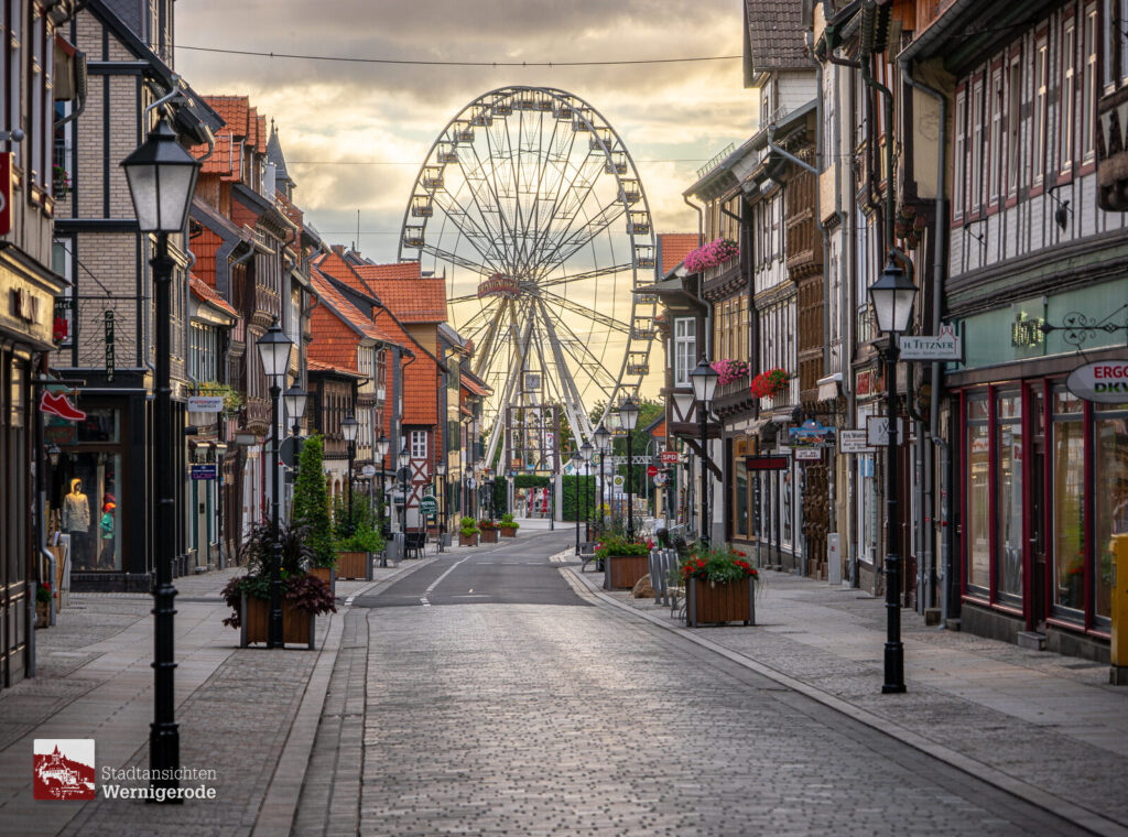Riesenrad in der Altstadt – Wernigerode