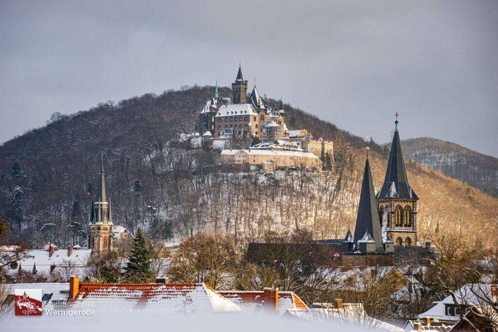 Schloss im Schnee – Wernigerode