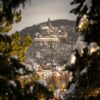Castle in the winter forest – Wernigerode