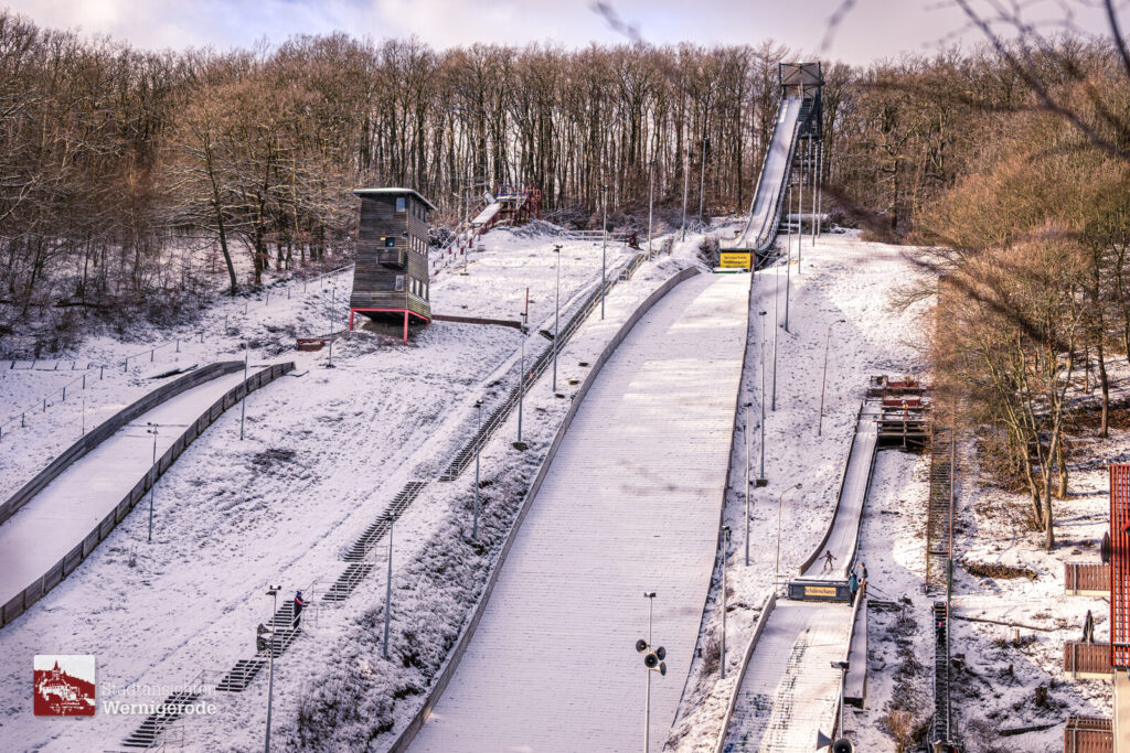 Skisprungschanzen im Zwölfmorgental – Wernigerode