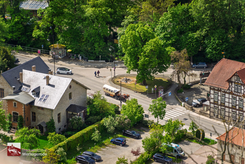 Stadt von oben – Wernigerode