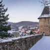 Stadtmauer im Schnee – Wernigerode Stadtmauer im Schnee – Wernigerode