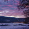 Winterabend mit Brockenblick – Wernigerode Winterabend mit Brockenblick – Wernigerode